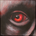 Augenblick eines Orang-Utans; Acryl auf Leinwand;
30 x 30 cm